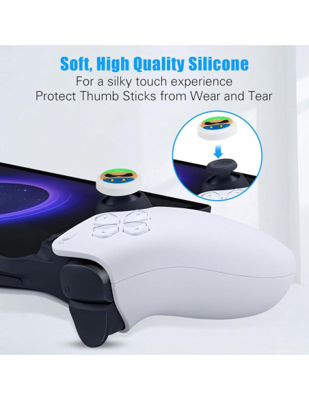 Tapas de agarre para pulgar Qoosea PS5 - 3 pares antideslizantes