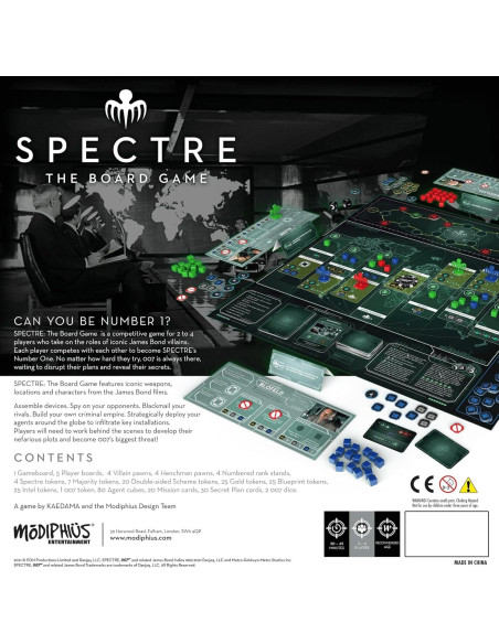 Juego de Mesa SPECTRE Modiphius 2-4 Jugadores 20-45 Min Juego de Mesa SPECTRE Modiphius 2-4 Jugadores 20-45 Min