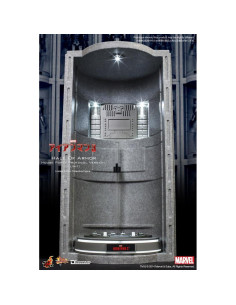 Diorama Sala de Armaduras Hot Toys Iron Man 3 Protocolo Fiesta 2