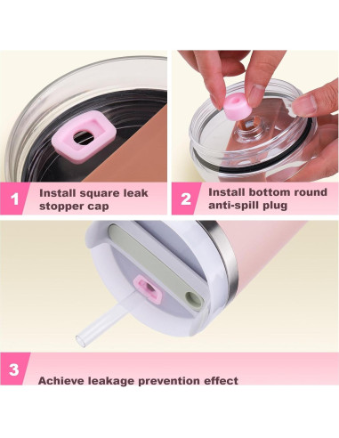 Set de Accesorios Mity Rain para Stanley Cup - 10 Piezas