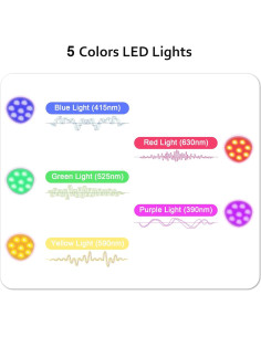 Masajeador Facial Multifuncional Keylitos 5 en 1 Rosa 2