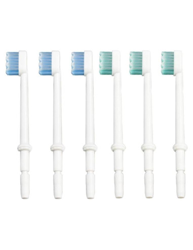 Consejos de Reemplazo Waterpik Aquarius - 6 Cabezal de Cepillo