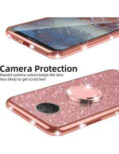 Funda de TPU Brillante nancheng para Nokia G20/G10 - Oro Rosa 2