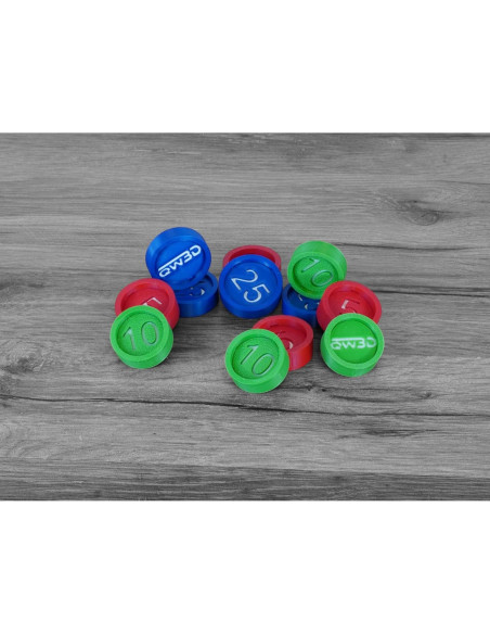 Monedas Ecológicas para Caja Registradora Fisher Price - 12 Piezas