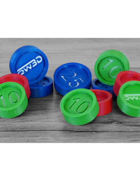 Monedas Ecológicas para Caja Registradora Fisher Price - 12 Piezas