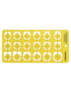 Plantilla de Joyería Traceease para Diseño de Anillo Lateral