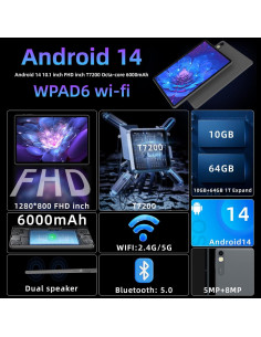 Tableta Android JIKOCXN C30 10.1" 10GB RAM 64GB ROM 2