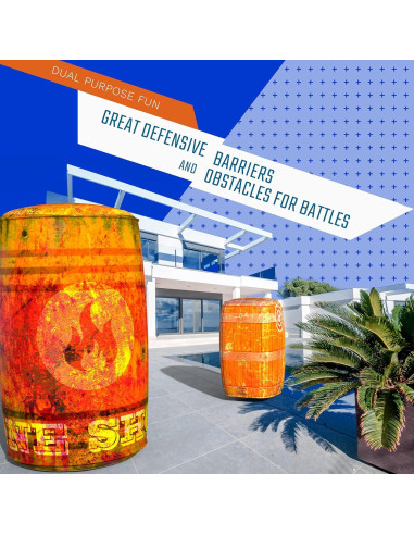 Bunkers Inflables Skywin - 4 Obstáculos para Laser Tag