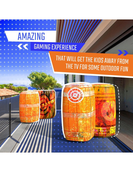 Bunkers Inflables Skywin - 4 Obstáculos para Laser Tag