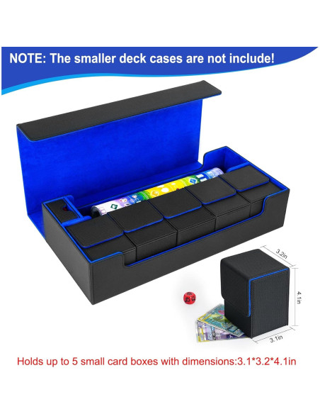 Caja de Barajas LEFOR-Z Grande para 550+ Cartas Premium