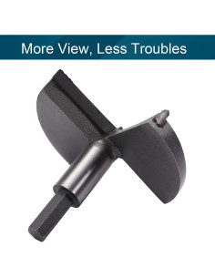 Broca Forstner Utoolmart 100mm Carburo Cementado Hexagonal 2