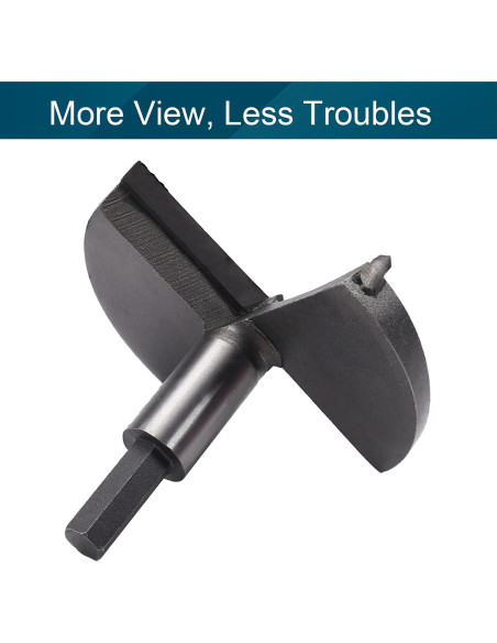 Broca Forstner Utoolmart 100mm Carburo Cementado Hexagonal