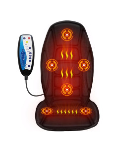 Cojín Masajeador CuPiLo con Calor y 5 Modos de Vibración