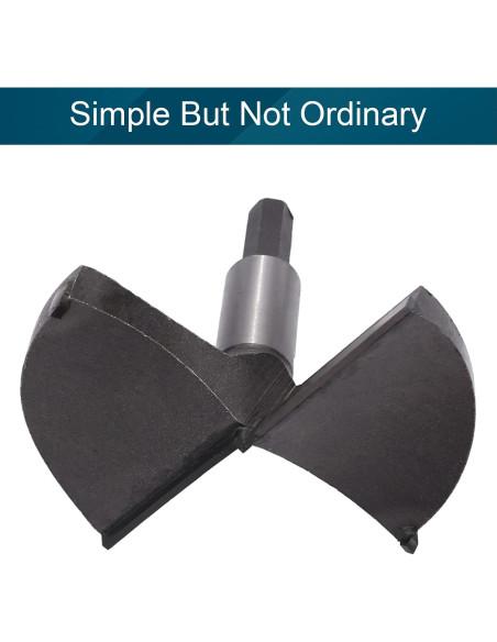 Broca Forstner Utoolmart 100mm Carburo Cementado Hexagonal