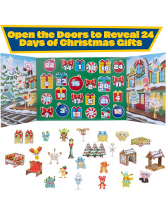 Juego de figuras Pokémon 24 piezas - Jazwares - Incluye Pikachu 2