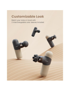 RENPHO Mini Pistola de Masaje Térmica Portátil Gris 2