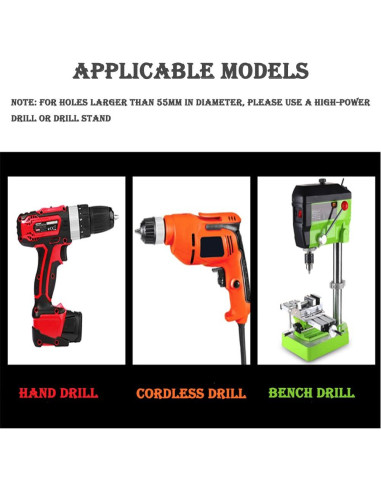 Broca Forstner Utoolmart 100mm Carburo Cementado Hexagonal