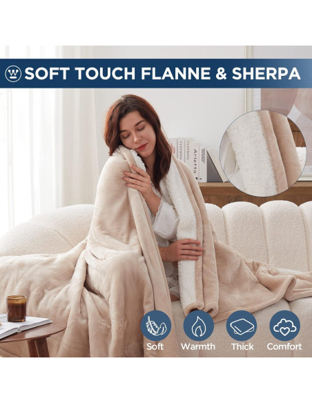 Manta Térmica Westinghouse WH-HSF50, 6 Niveles de Calor