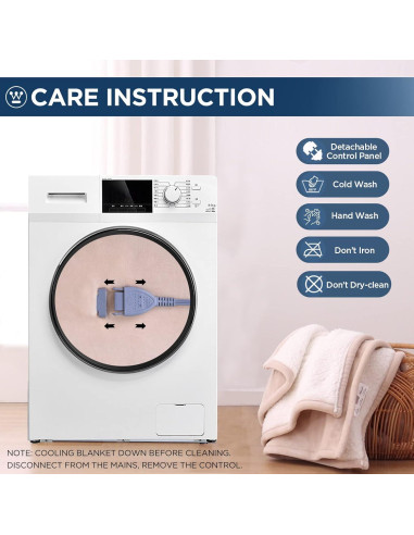 Manta Térmica Westinghouse WH-HSF50, 6 Niveles de Calor