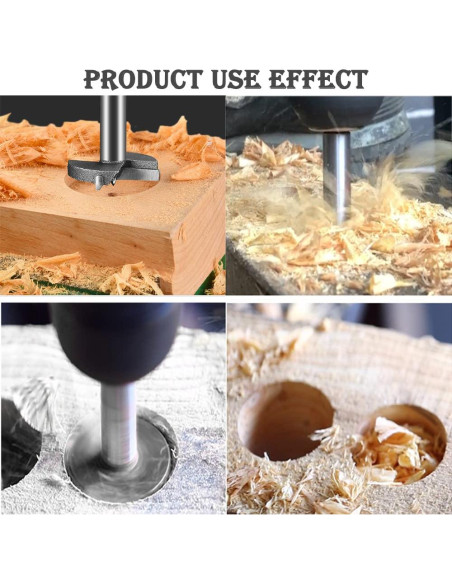 Broca Forstner Utoolmart 100mm Carburo Cementado Hexagonal