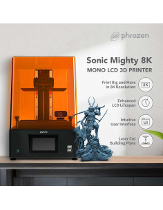 Impresora 3D Phrozen Sonic Mighty 4K 22cm Eje Z LCD 2