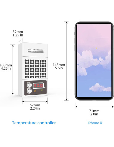 Calentador Mini para Impresora 3D Youyoute FPS1 Control Temp
