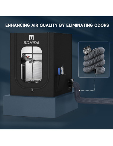 Cubierta para Impresora 3D SOHIDA con Ventilación y LED