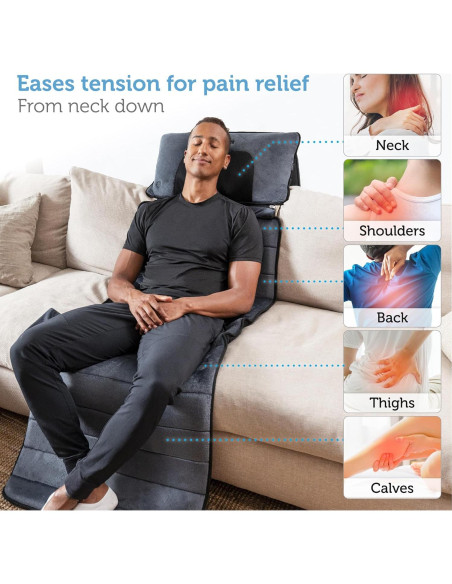 Esteras de Masaje Comfier CF-3603U con Calor y Vibración