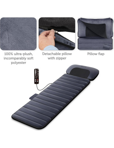 Esteras de Masaje Comfier CF-3603U con Calor y Vibración