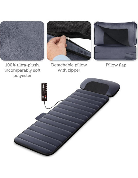 Esteras de Masaje Comfier CF-3603U con Calor y Vibración