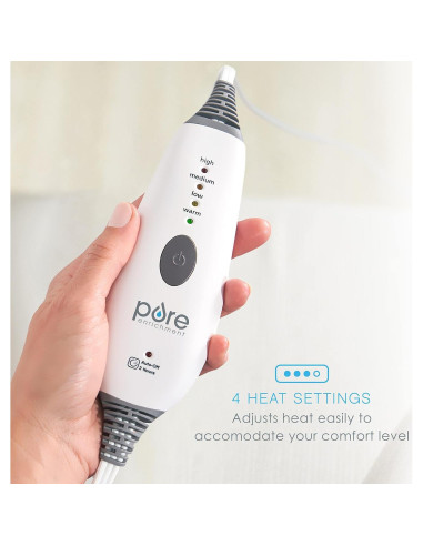 Manta Eléctrica Pure Enrichment 127x152 cm 4 Calor