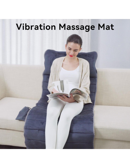 Alfombrilla de Masaje Snailax con Calor y Vibración 62x42cm
