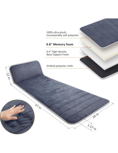 Alfombrilla de Masaje Snailax con Calor y Vibración 62x42cm