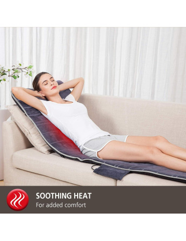 Almohadilla de Masaje Comfier CF-3603S con Calor y 10 Motores