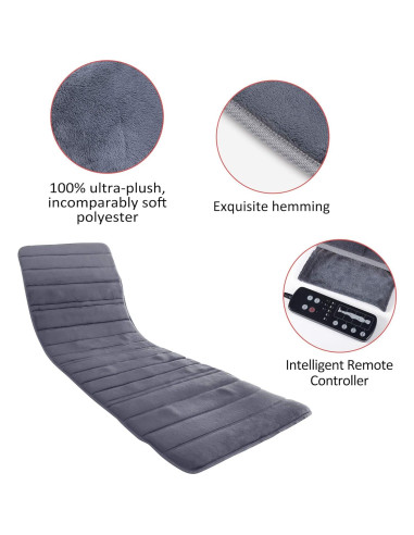 Almohadilla de Masaje Comfier CF-3603S con Calor y 10 Motores