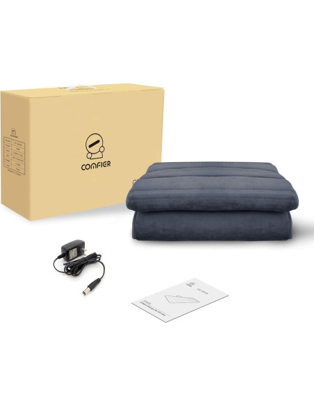 Almohadilla de Masaje Comfier CF-3603S con Calor y 10 Motores