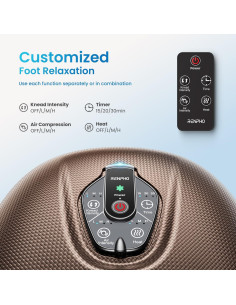 Masajeador de Pies RENPHO 2025 con Calor y Control Inalámbrico 2