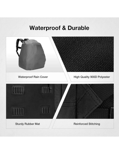 Mochila Táctica TIDEWE para Armas y Municiones - Negro