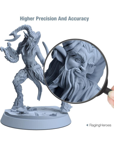 Resina 3D ABS-Like ELEGOO 2.0 1000g Curado UV Gris