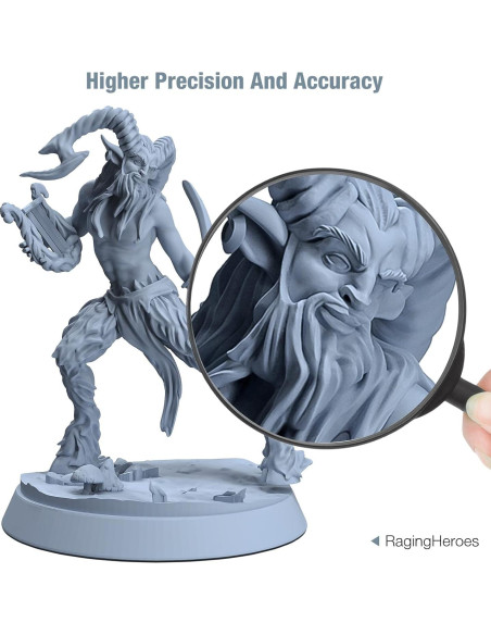 Resina 3D ABS-Like ELEGOO 2.0 1000g Curado UV Gris