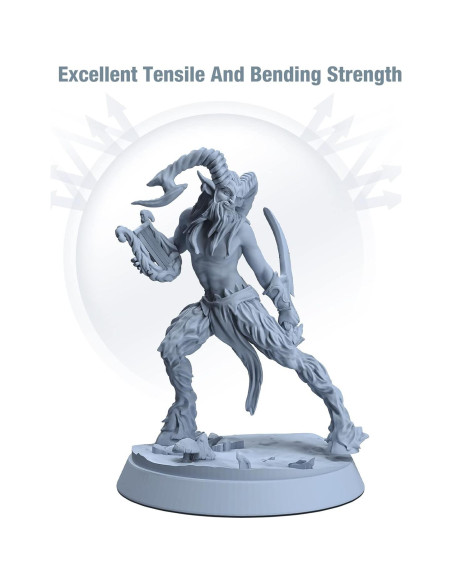 Resina 3D ABS-Like ELEGOO 2.0 1000g Curado UV Gris