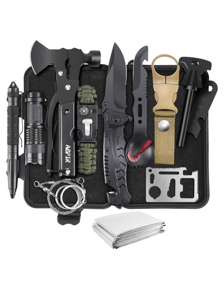 Kit de Supervivencia 14 en 1 Abpir para Acampar Kit de Supervivencia 14 en 1 Abpir para Acampar