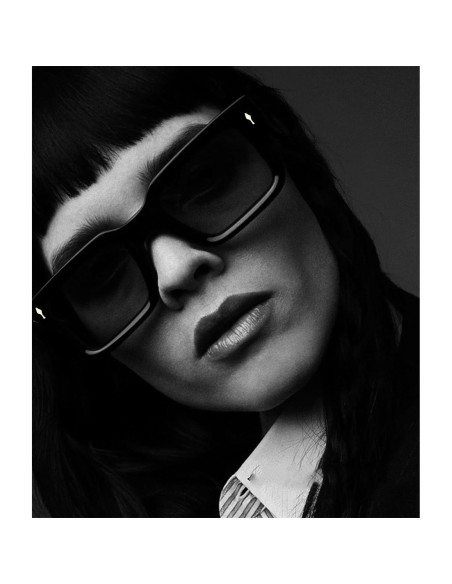 Gafas de sol cuadradas EYLRIM UV400 unisex marco grueso