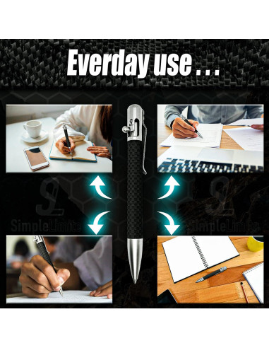 Bolígrafo de Lujo SL Simple Limit Retráctil Carbono 0.5mm