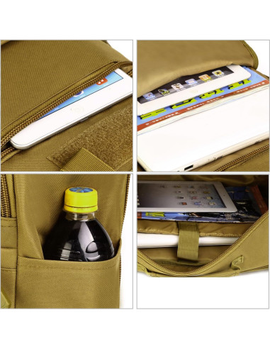 Mochila Táctica Militar Huntvp 50L 3 Vías Modular WR