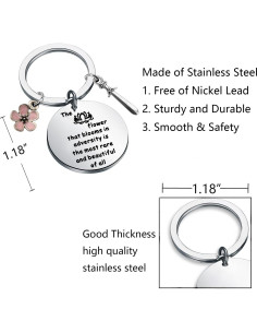 Pulsera de Cuff de Acero Inoxidable BNQL 7mm para Ella 2