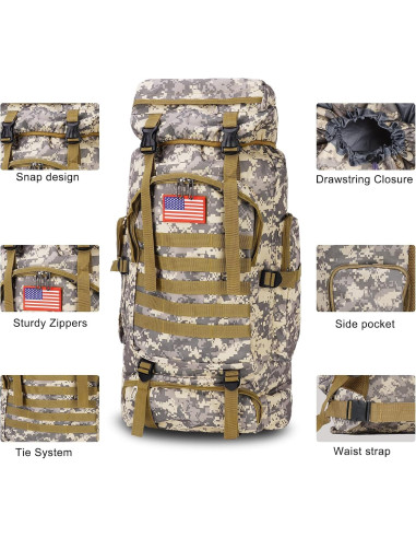 Kit de Supervivencia Skywod con Mochila 70L y Primeros Auxilios