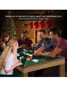 Tapete de Póker YUZPKRSI 178 x 89 cm Antideslizante 2