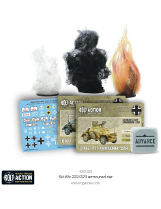 Vehículo Blindado Warlord Games Sd. Kfz 222/223 1:56 2