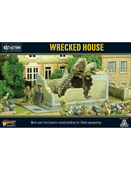 Casa en Ruinas Warlord Games 1:56 WWII Diorama 30x20 cm